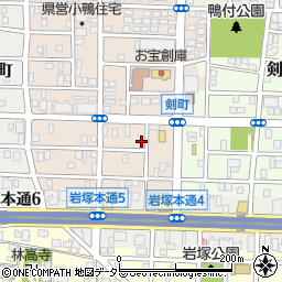 愛知県名古屋市中村区小鴨町157周辺の地図