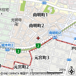 天元教名古屋支部教会周辺の地図