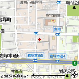 名城化成周辺の地図