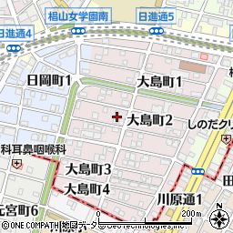 愛知県名古屋市千種区大島町2丁目39周辺の地図