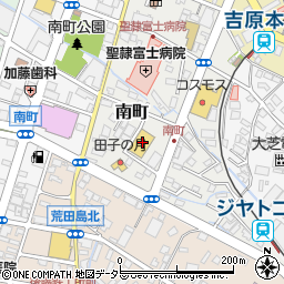 ウエルシア富士南町店周辺の地図