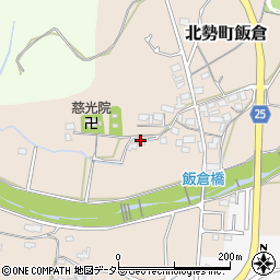 三重県いなべ市北勢町飯倉488周辺の地図