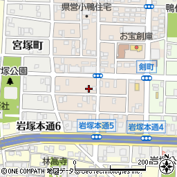 愛知県名古屋市中村区小鴨町166周辺の地図