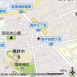 愛知県名古屋市名東区高針3丁目1209周辺の地図