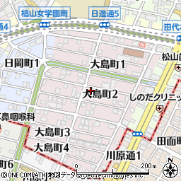 愛知県名古屋市千種区大島町2丁目42周辺の地図