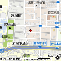 愛知県名古屋市中村区小鴨町172周辺の地図