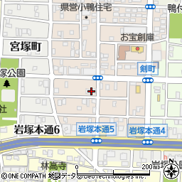 愛知県名古屋市中村区小鴨町165周辺の地図