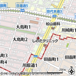愛知県名古屋市千種区大島町2丁目17周辺の地図