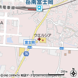 ウエルシア薬局富士富士岡店周辺の地図