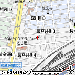 愛知県名古屋市中村区長戸井町4丁目13周辺の地図