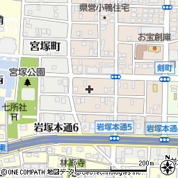 愛知県名古屋市中村区小鴨町171周辺の地図