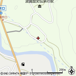 兵庫県宍粟市波賀町上野21周辺の地図