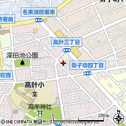 愛知県名古屋市名東区高針3丁目1210周辺の地図