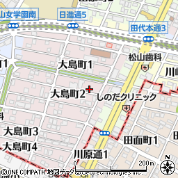 愛知県名古屋市千種区大島町2丁目20周辺の地図