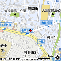 愛知県名古屋市名東区名東本通5丁目16周辺の地図