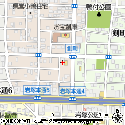 愛知県名古屋市中村区小鴨町130周辺の地図