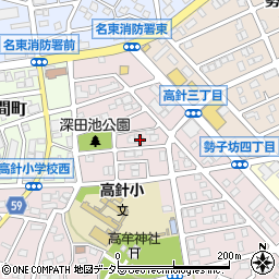 愛知県名古屋市名東区高針3丁目604周辺の地図