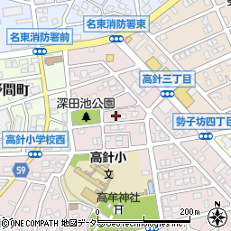 愛知県名古屋市名東区高針3丁目603周辺の地図