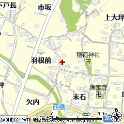 愛知県豊田市加納町欠ノ上3-2周辺の地図