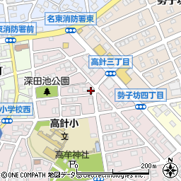 愛知県名古屋市名東区高針3丁目609周辺の地図