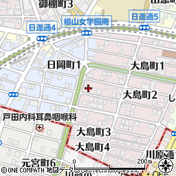 愛知県名古屋市千種区大島町2丁目68周辺の地図