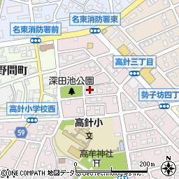 愛知県名古屋市名東区高針3丁目601周辺の地図