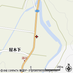愛知県北設楽郡設楽町西納庫和倉周辺の地図