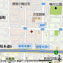 愛知県名古屋市中村区小鴨町126周辺の地図