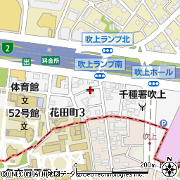 愛知県名古屋市千種区吹上周辺の地図