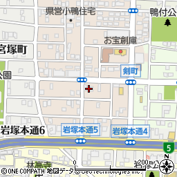 愛知県名古屋市中村区小鴨町123周辺の地図