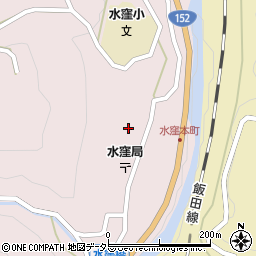 静岡県浜松市天竜区水窪町奥領家2598周辺の地図