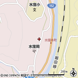 静岡県浜松市天竜区水窪町奥領家2444周辺の地図