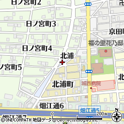 愛知県名古屋市中村区高須賀町北浦305周辺の地図