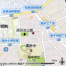 愛知県名古屋市名東区高針3丁目周辺の地図