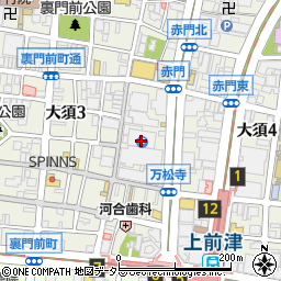 Ｔｉｍｅｓ万松寺駐車場周辺の地図