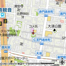 大須観音通 名古屋市 道路名 の住所 地図 マピオン電話帳