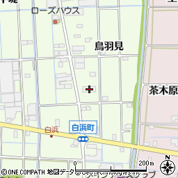 愛知県津島市白浜町鳥羽見101周辺の地図