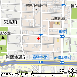愛知県名古屋市中村区小鴨町120周辺の地図