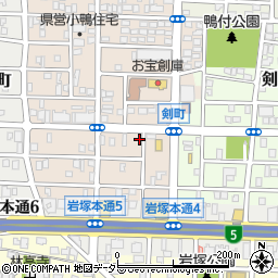 愛知県名古屋市中村区小鴨町129周辺の地図