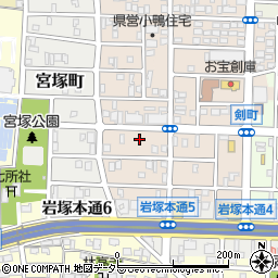 愛知県名古屋市中村区小鴨町116周辺の地図