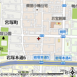 愛知県名古屋市中村区小鴨町119周辺の地図