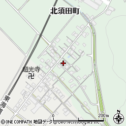 滋賀県東近江市北須田町609周辺の地図