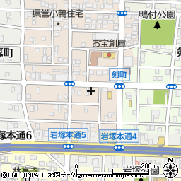 愛知県名古屋市中村区小鴨町127周辺の地図