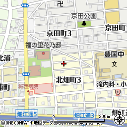 愛知県名古屋市中村区北畑町3丁目12周辺の地図