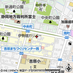 朝日新聞　富士支局周辺の地図