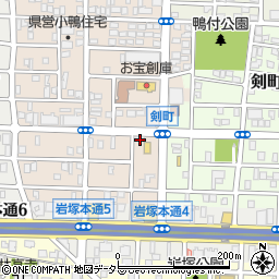 愛知県名古屋市中村区小鴨町132周辺の地図