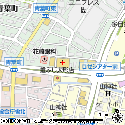 ゴルフ５富士中央店周辺の地図