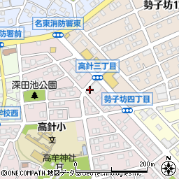 愛知県名古屋市名東区高針3丁目1201周辺の地図