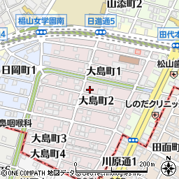 愛知県名古屋市千種区大島町2丁目24周辺の地図