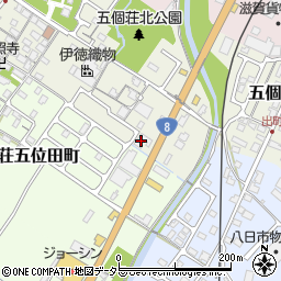 滋賀県東近江市五個荘中町120周辺の地図